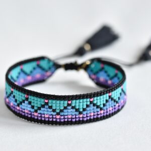 Kolorowa bransoletka w stylu boho