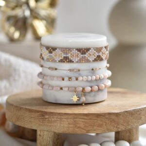 Zestaw bransoletek - opal