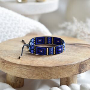 bransoletka black & sapphire